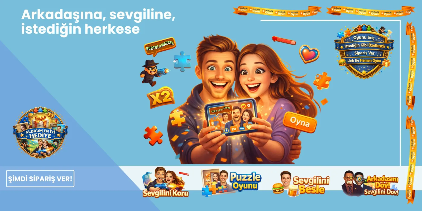Kişiye özel Hediyelik Oyun koleksiyonu